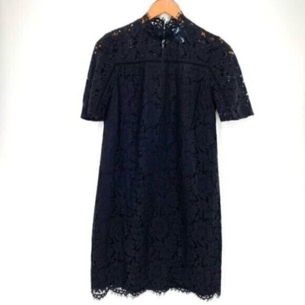 CeCe by Cynthia Steffe Women's Ingrid Black Cutaway Lace Shift Dress
